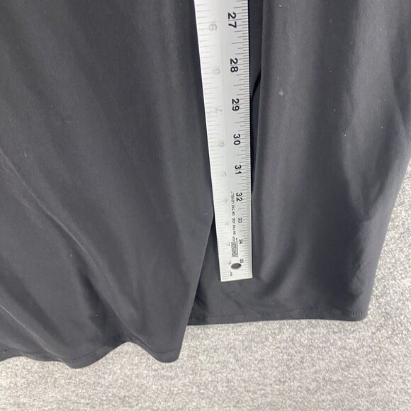 Scarlett Dress Women 18 Plus Black Shift Midi Sleeveless Round Neck Hook & Eye - Picture 6 of 7